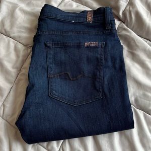 7 FOR ALL MANKIND KIMMIE MID RISE BOOTCUT HEAN SZ 32
